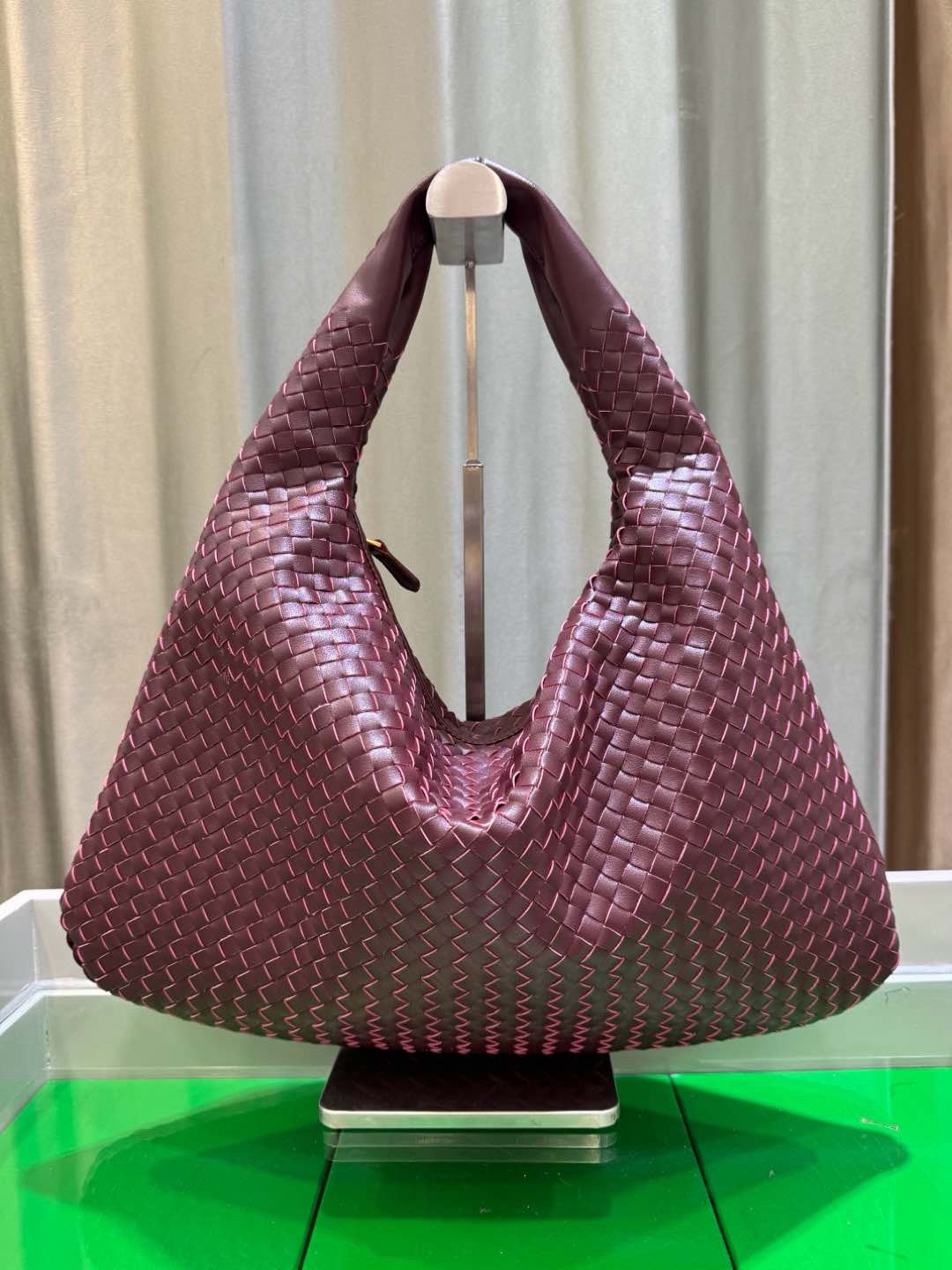 Large Slouchy Woven Shoulder Bag