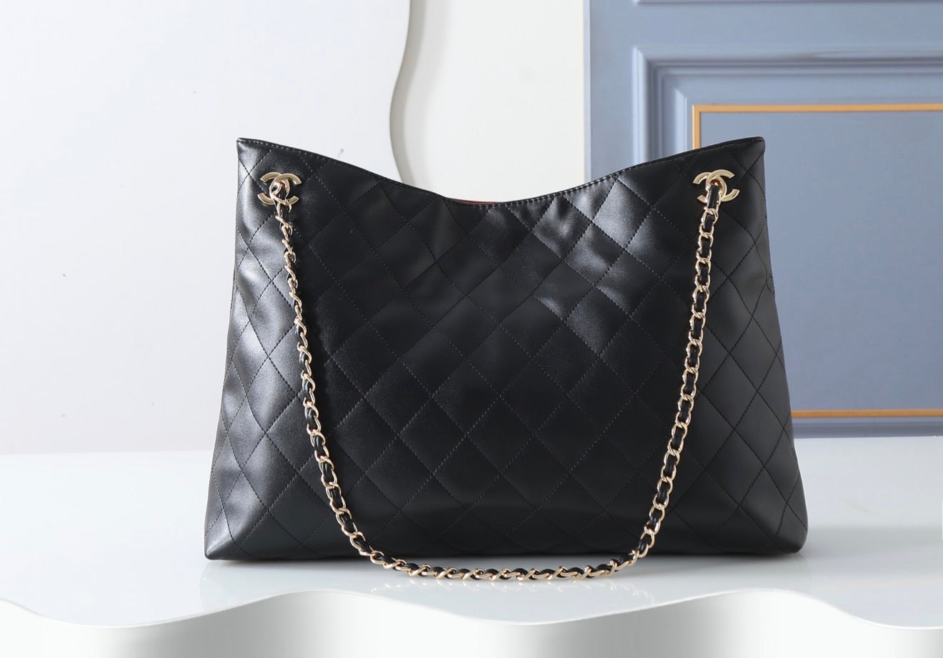 Slouchy Leather Tote