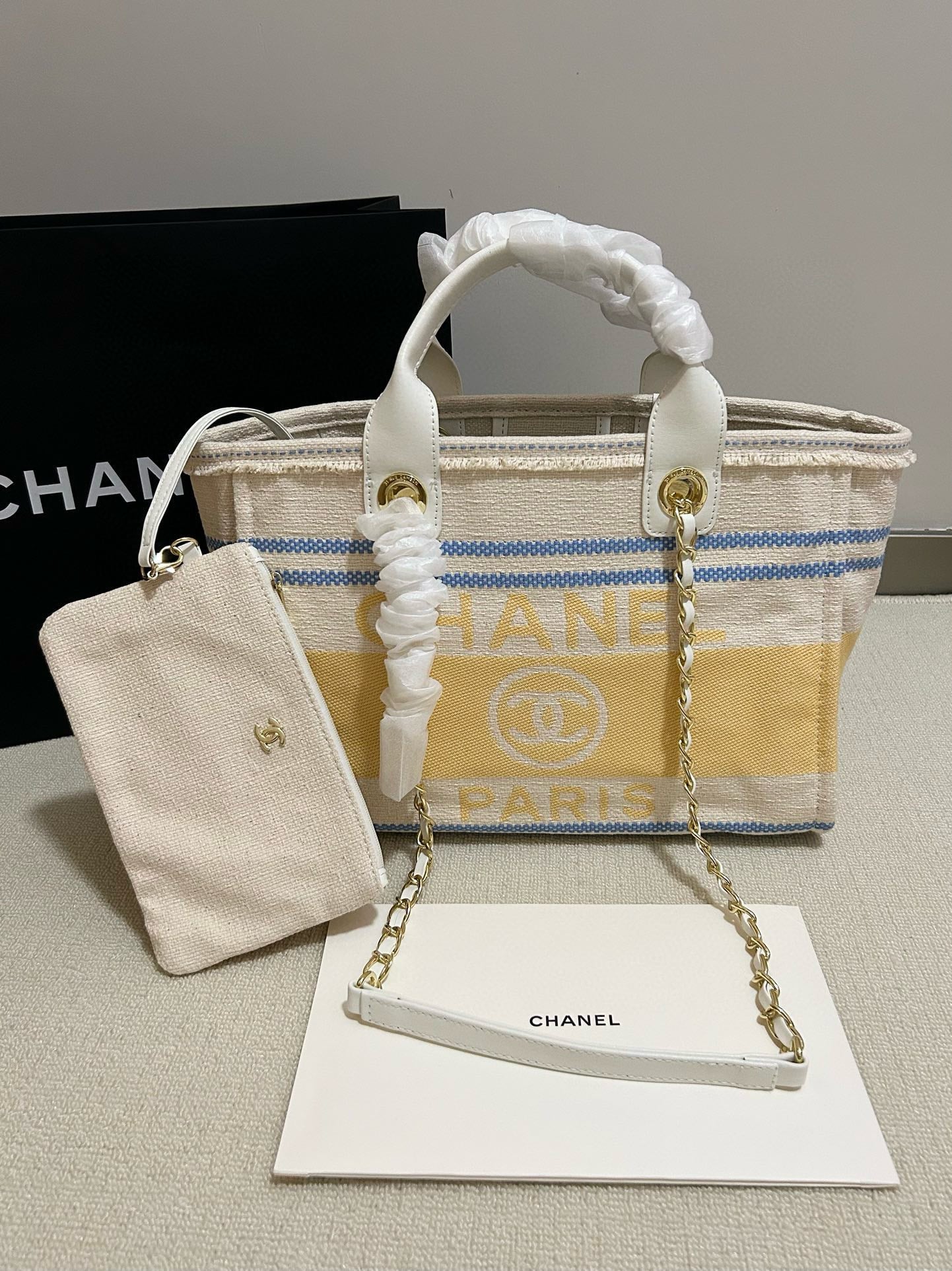 Designer Striped Tote