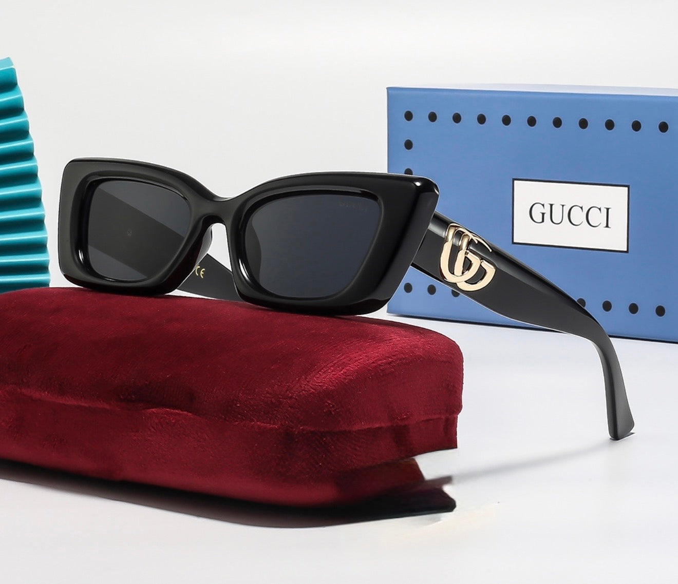 Luxurious Cat-Eye Silhouette Sunglasses