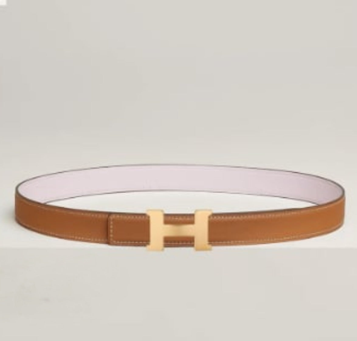 Big H Leather Belt