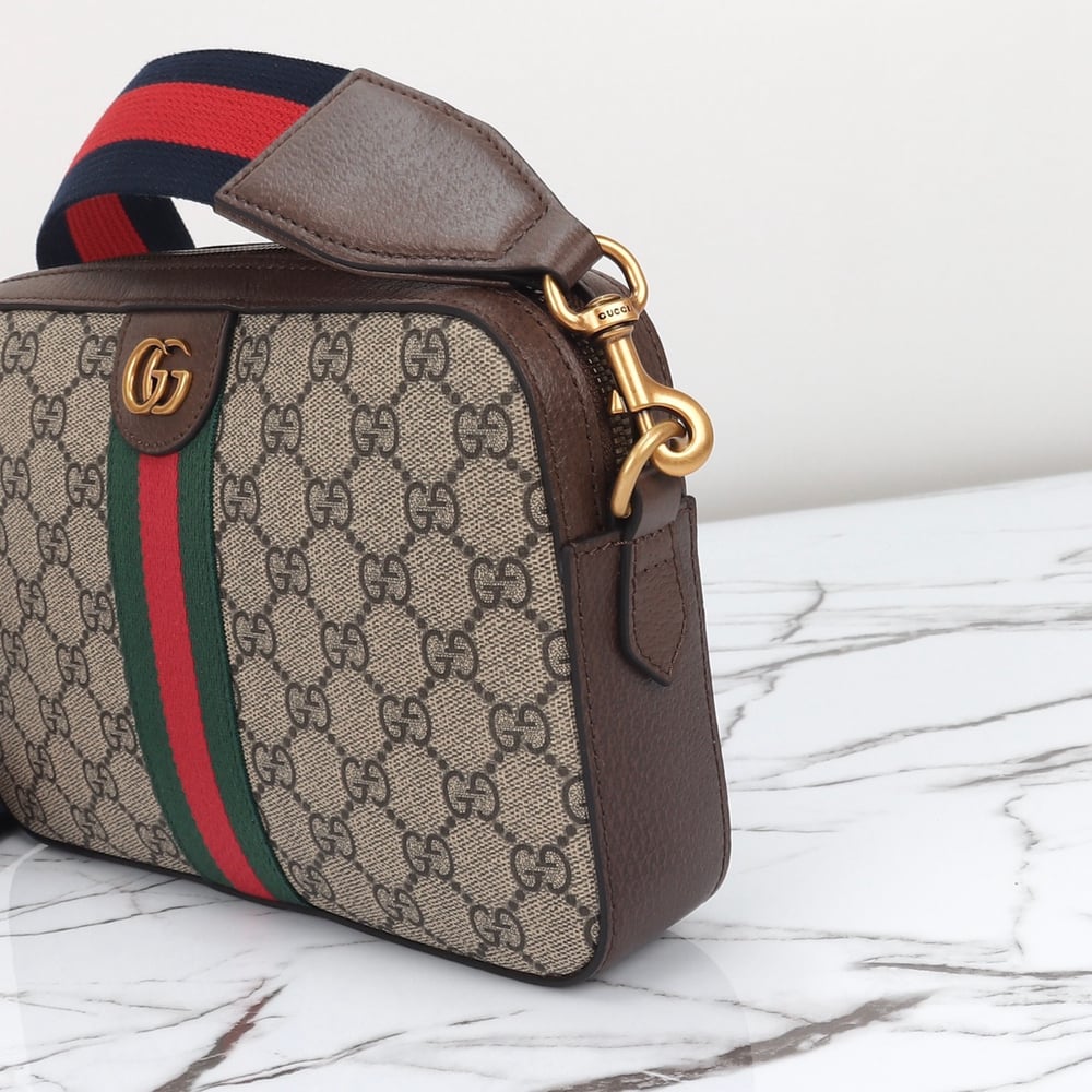 Designer Crossbody/Belt Bag w/ Zipper Closure