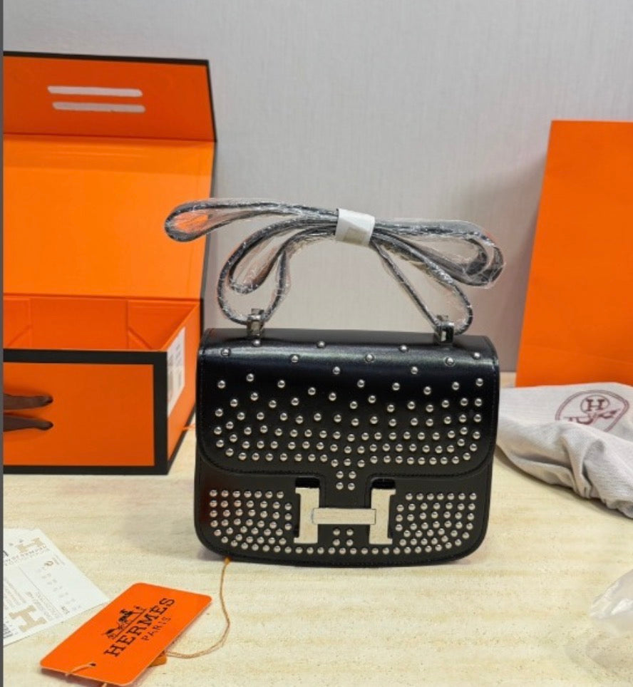 Structured Flap Shoulder Bag