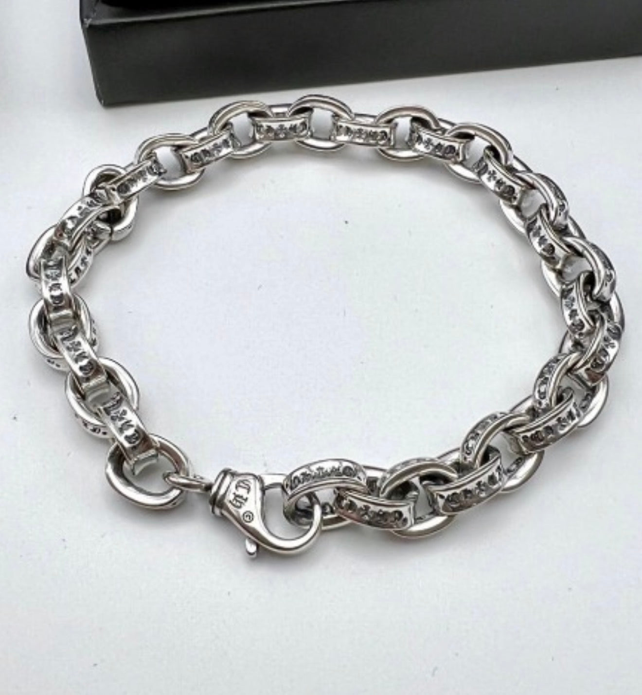 Engraved Chain Bracelet
