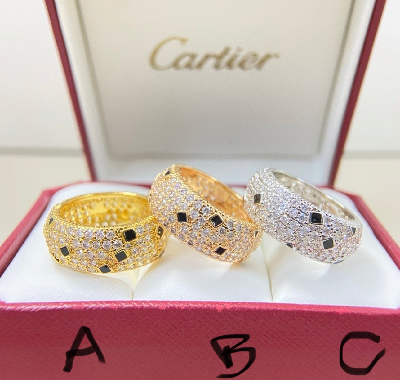 Designer Bling Rings