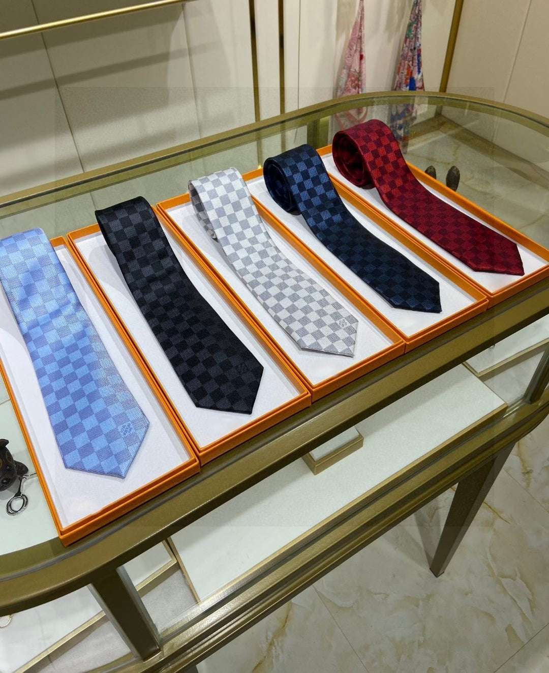 Men’s Designer Checkered Ties