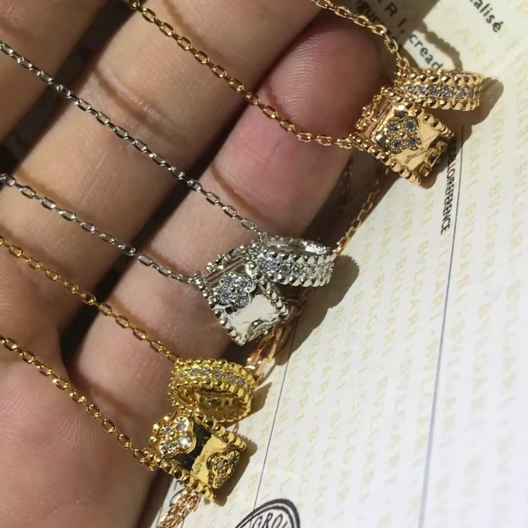 Lucky Double Pendant Necklace