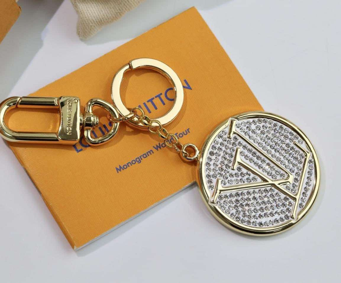 Circle Bling Keychain