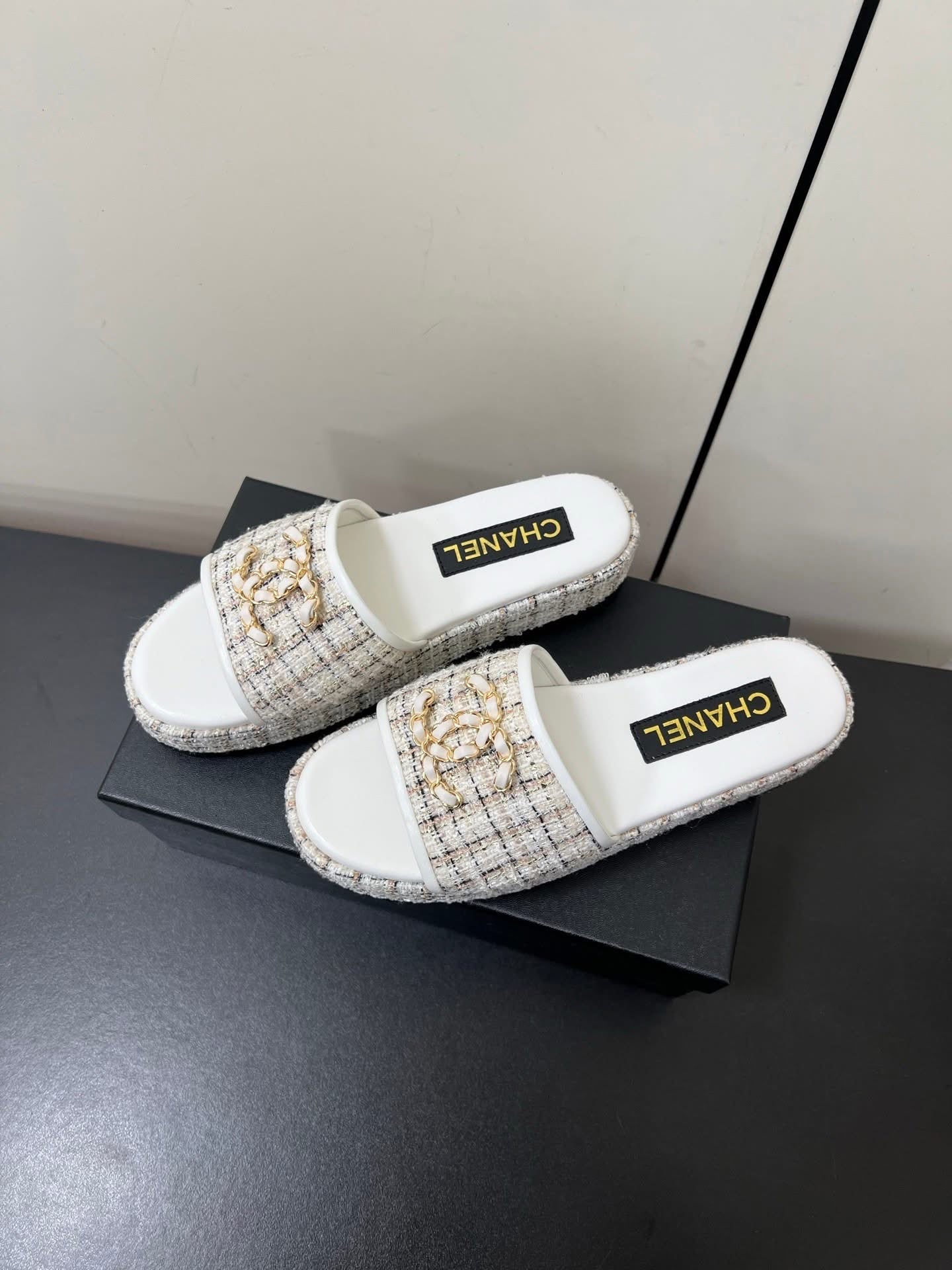Designer Woven Slides