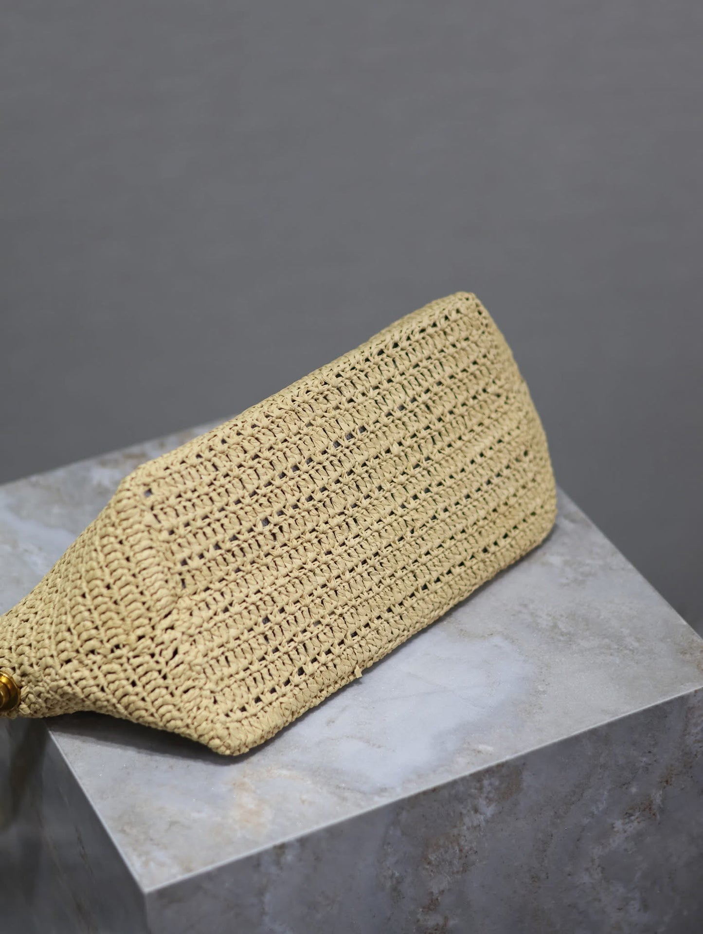 Designer Straw Waist Bag