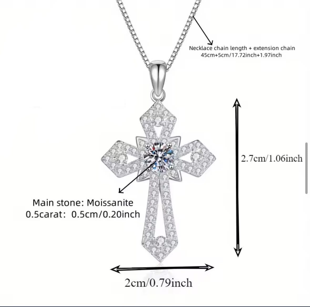 Intricate Bling Cross