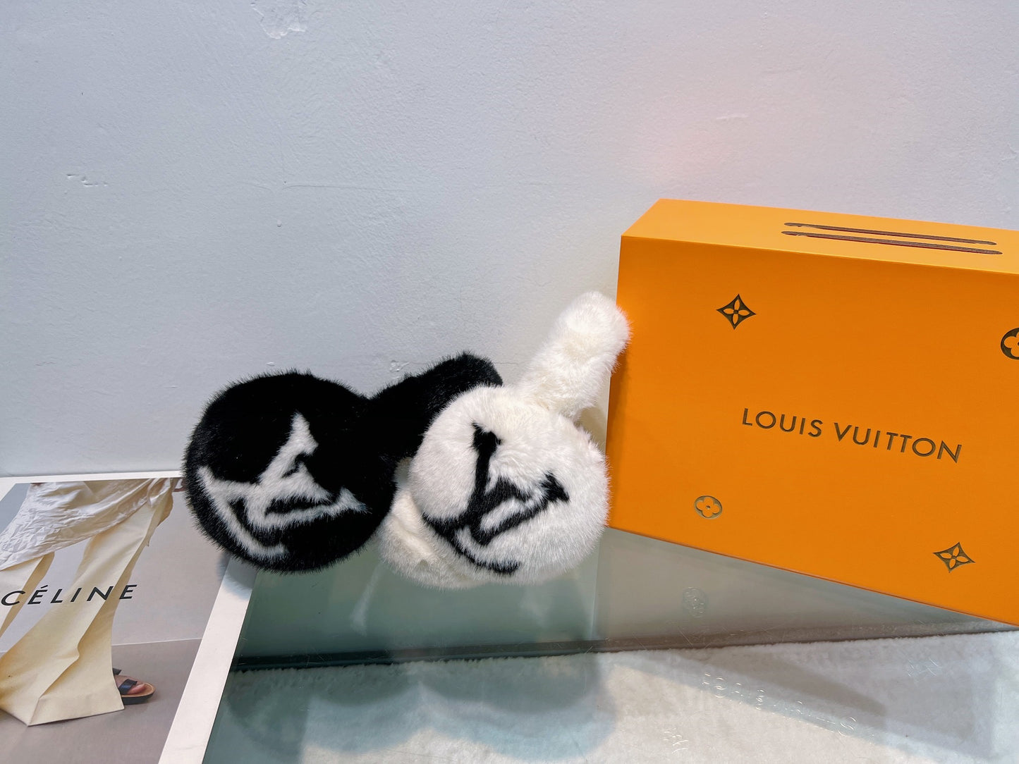 Designer Scarf and Earmuffs Set