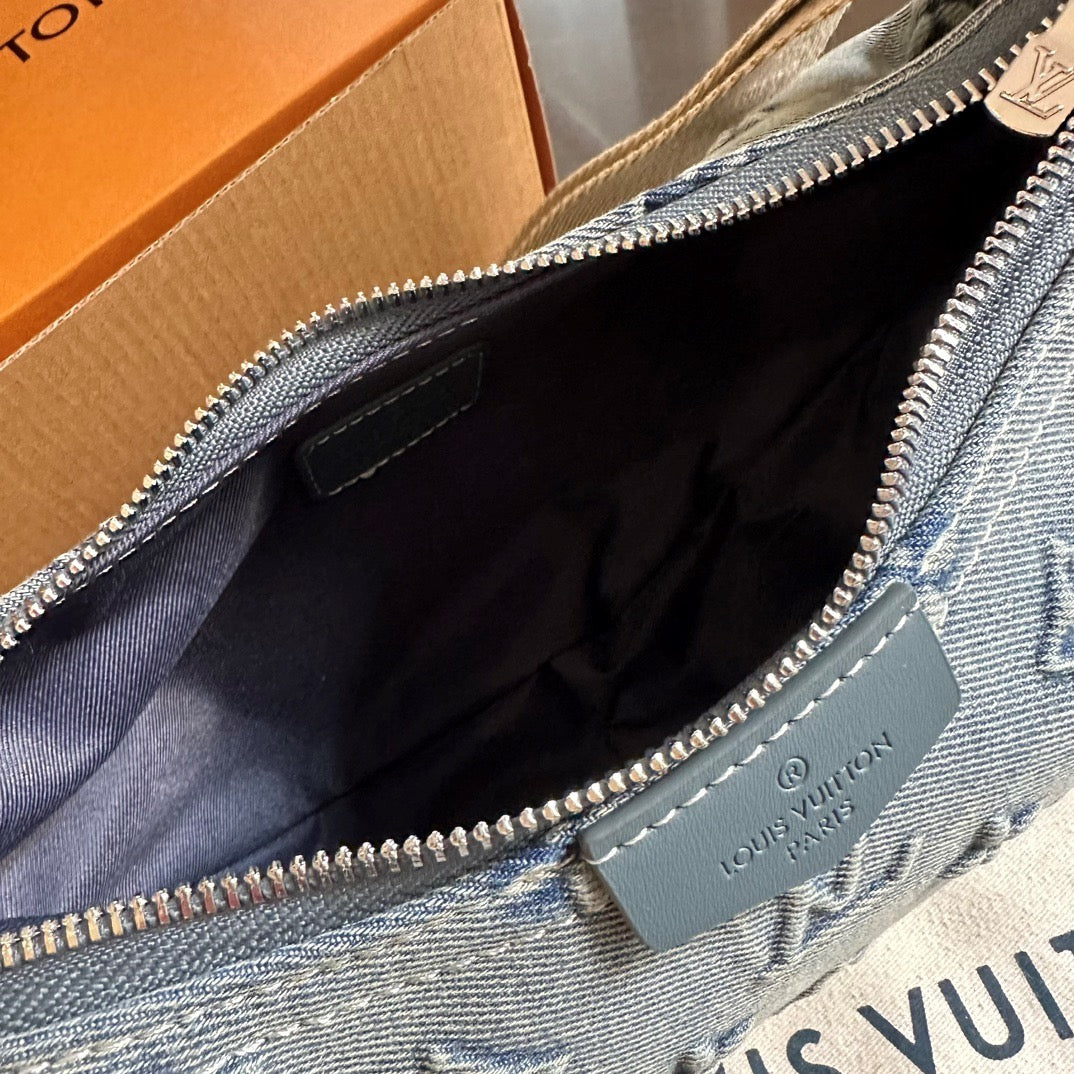 Classic Blue Denim Purse