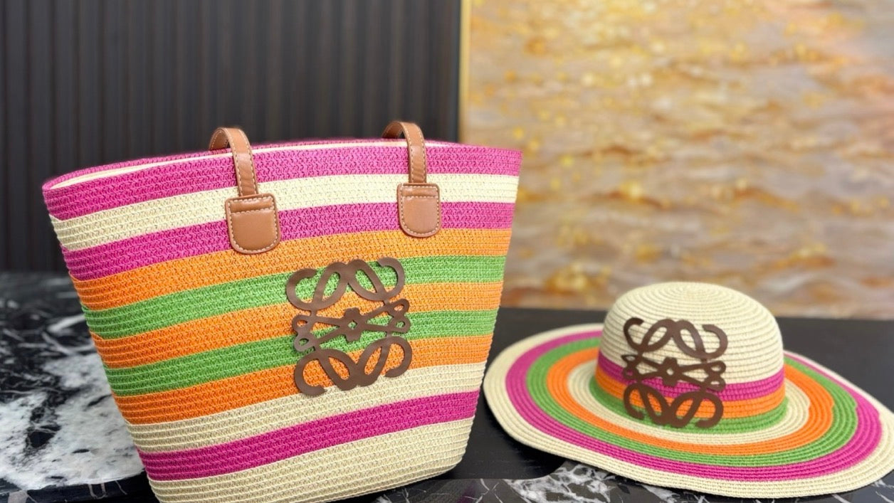 Beach Tote and Hat set