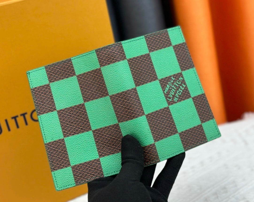 Checker Passport Holder