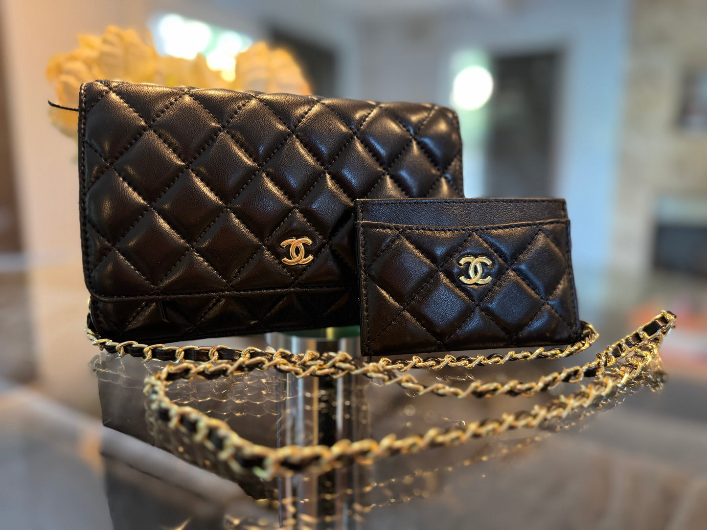 Small Quilted Flap Crossbody