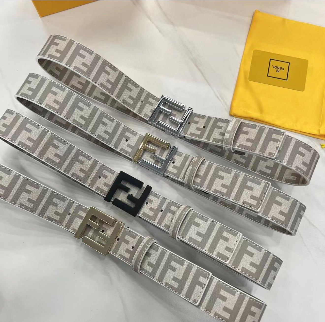 Interlocking Motif Belt