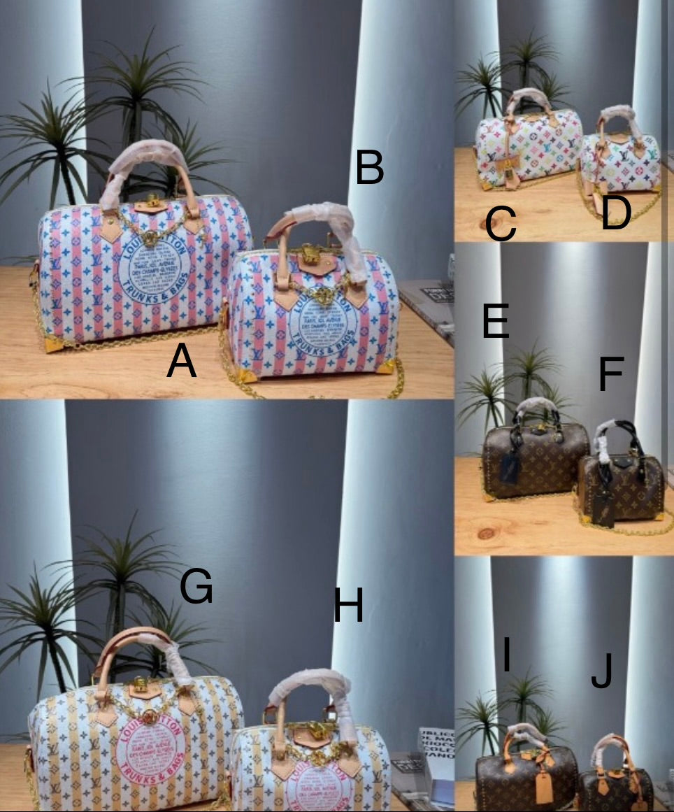 Striped Handbag