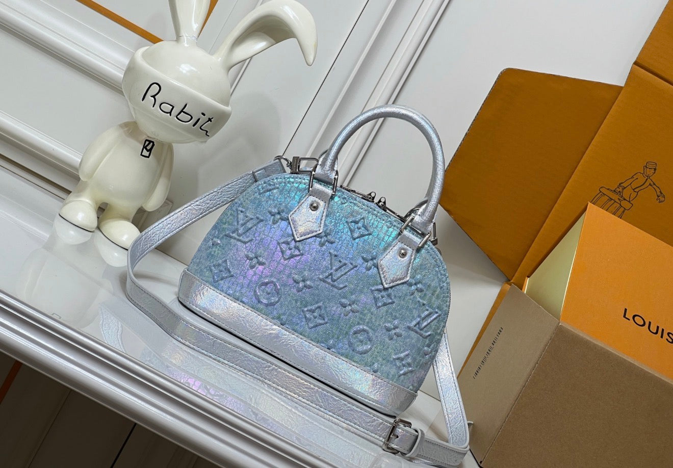 Iridescent Structured Satchel