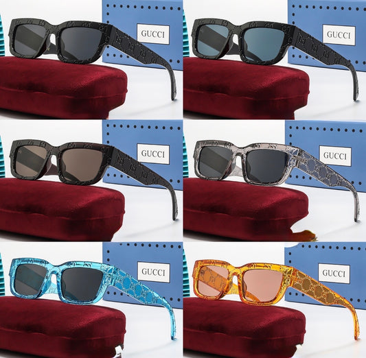 All-Over Rectangular Sunglasses