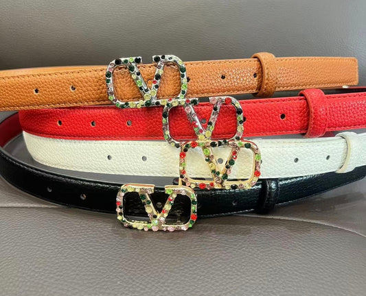 Bejeweled Thin Belt