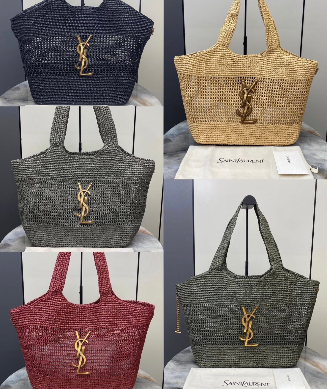 Raffia Maxi Tote