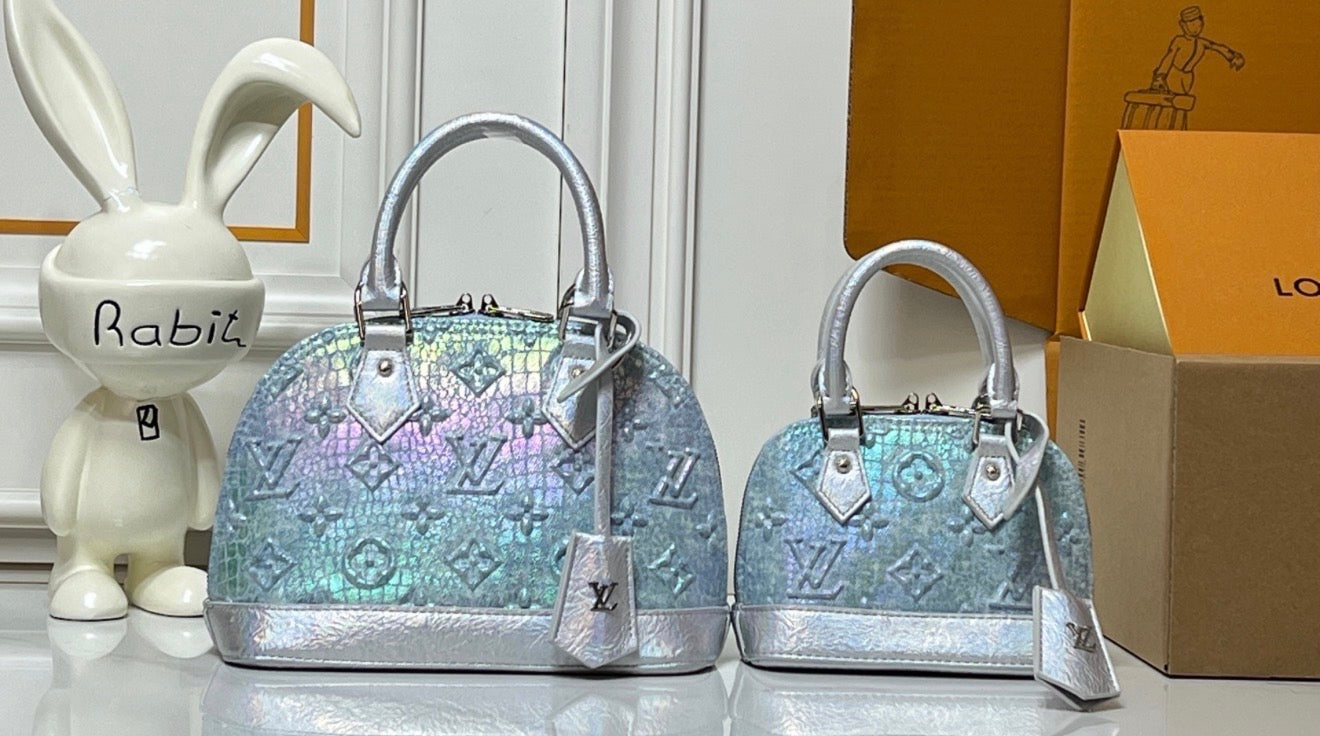 Iridescent Structured Satchel