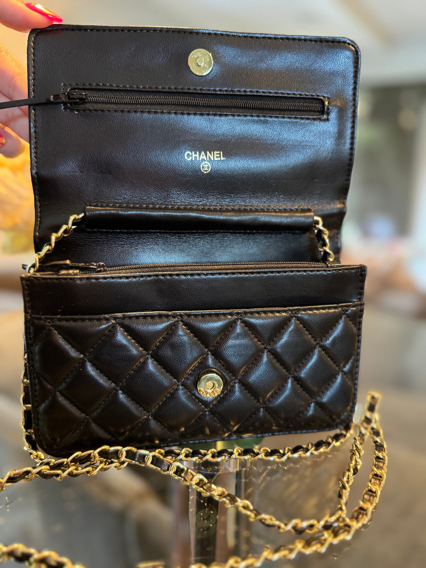 Small Quilted Flap Crossbody