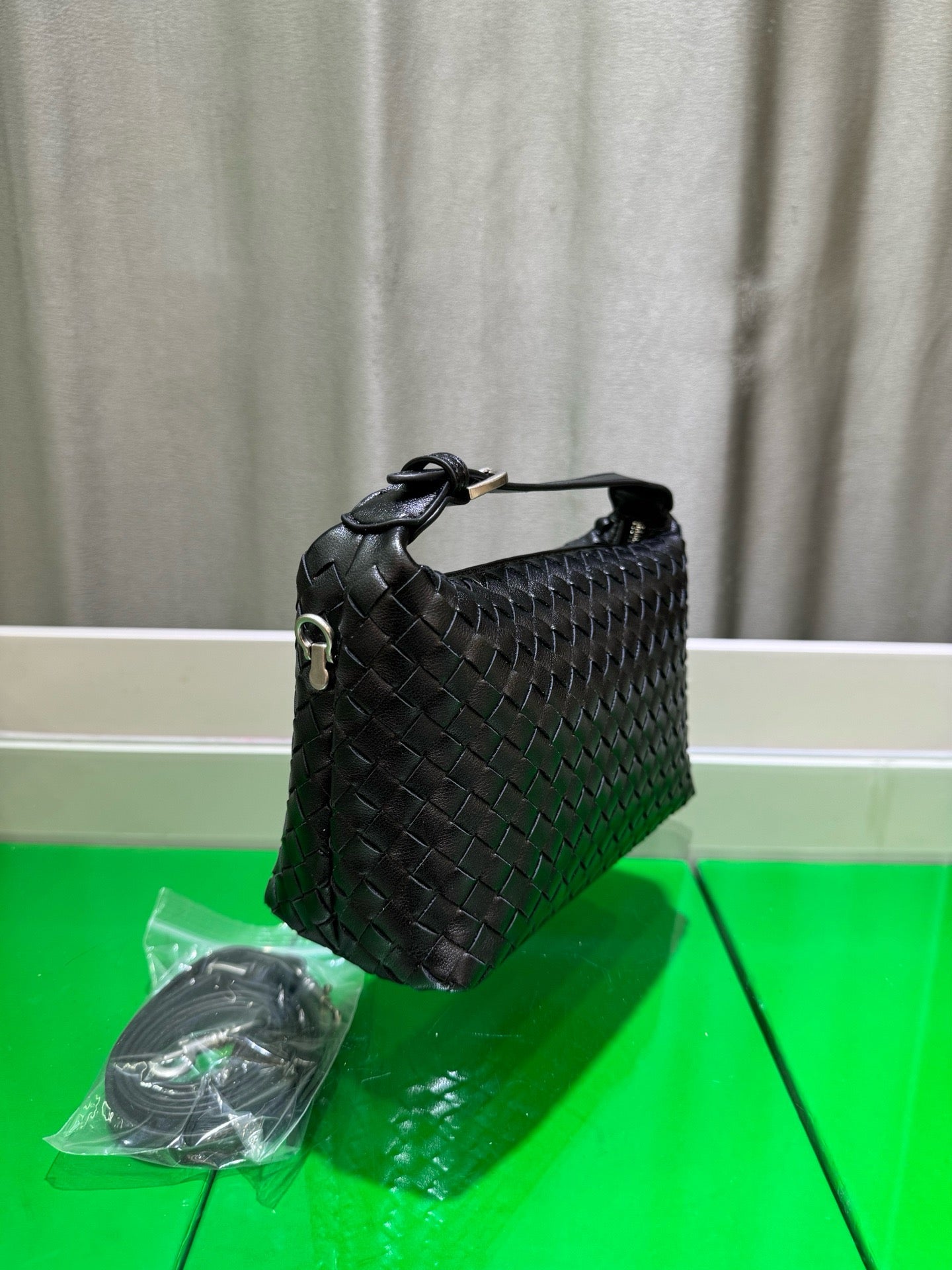 Small Woven Hobo Bag