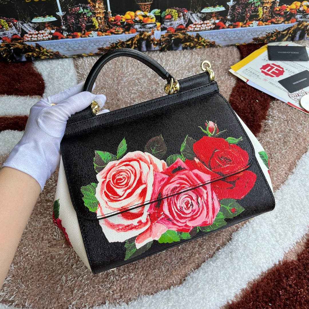 Vibrant Top-Handle Bag