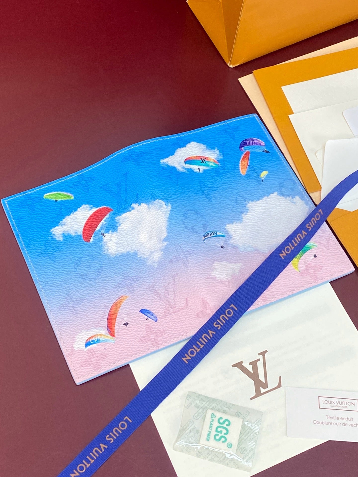 Aerial Illustration Passport Holder