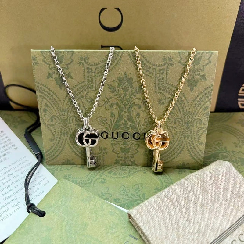 Designer Skeleton Key Necklace