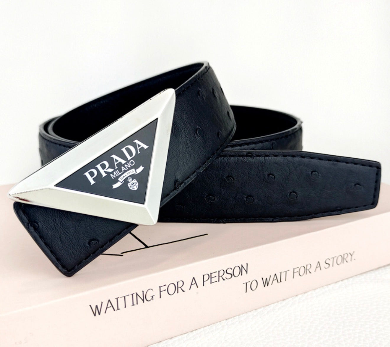 Geometric Buckle Belt