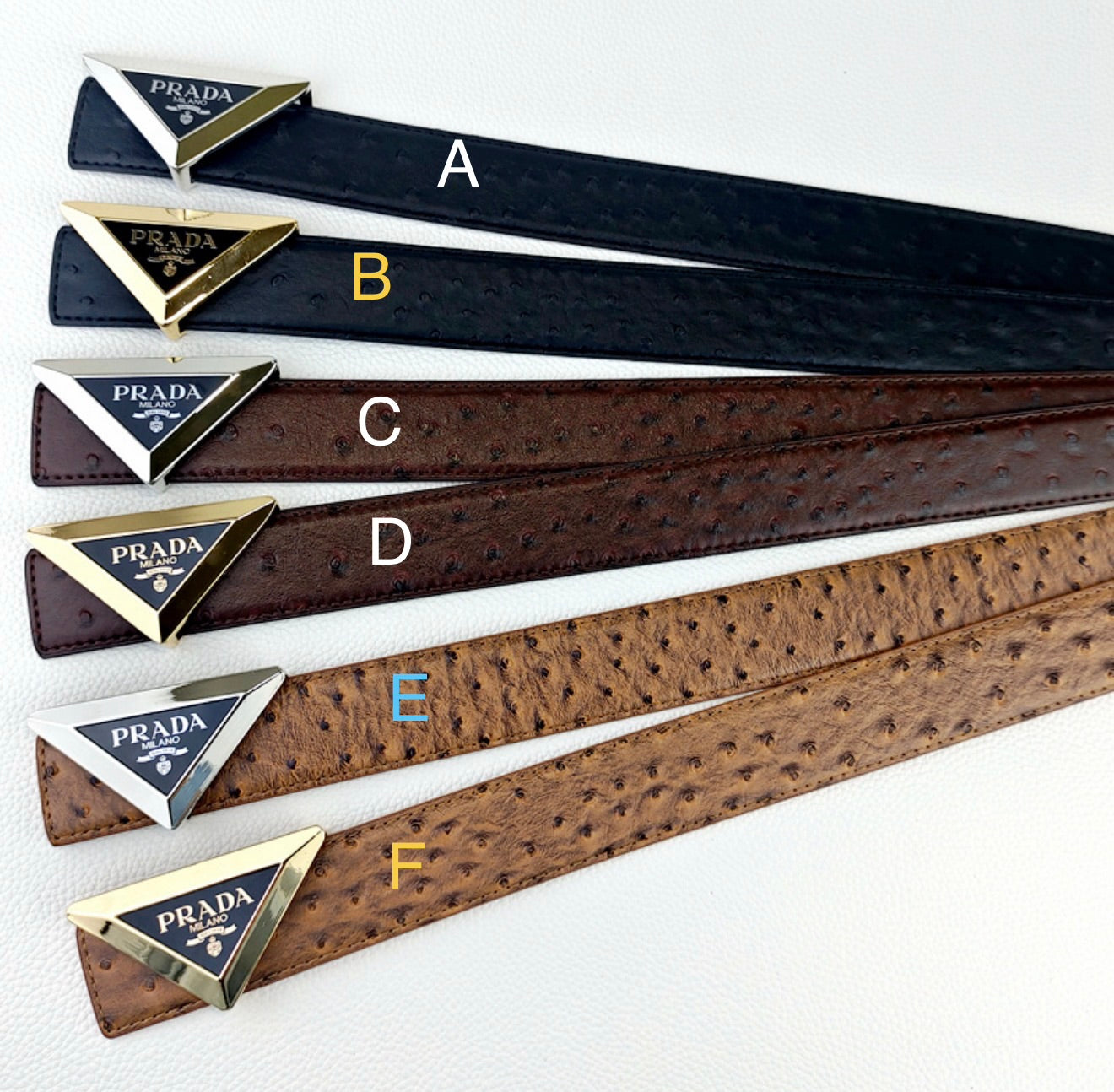 Geometric Buckle Belt