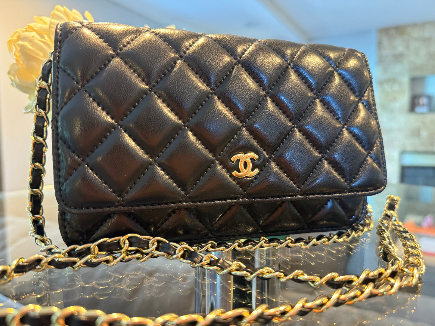 Small Quilted Flap Crossbody