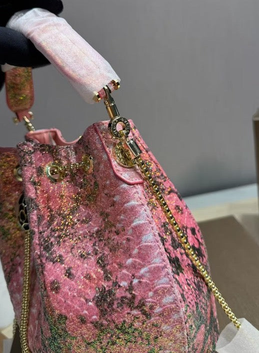 Snake Bucket Handbag