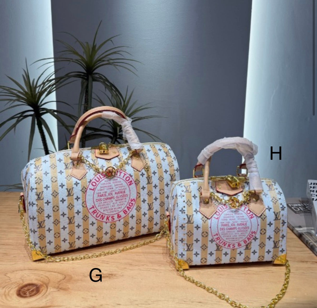Striped Handbag