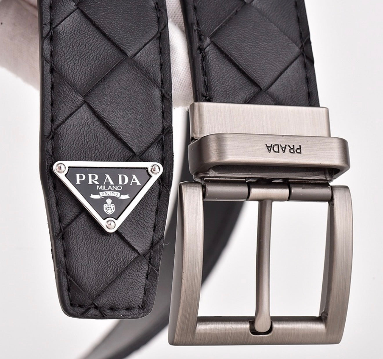 Quilted Diamond Belt