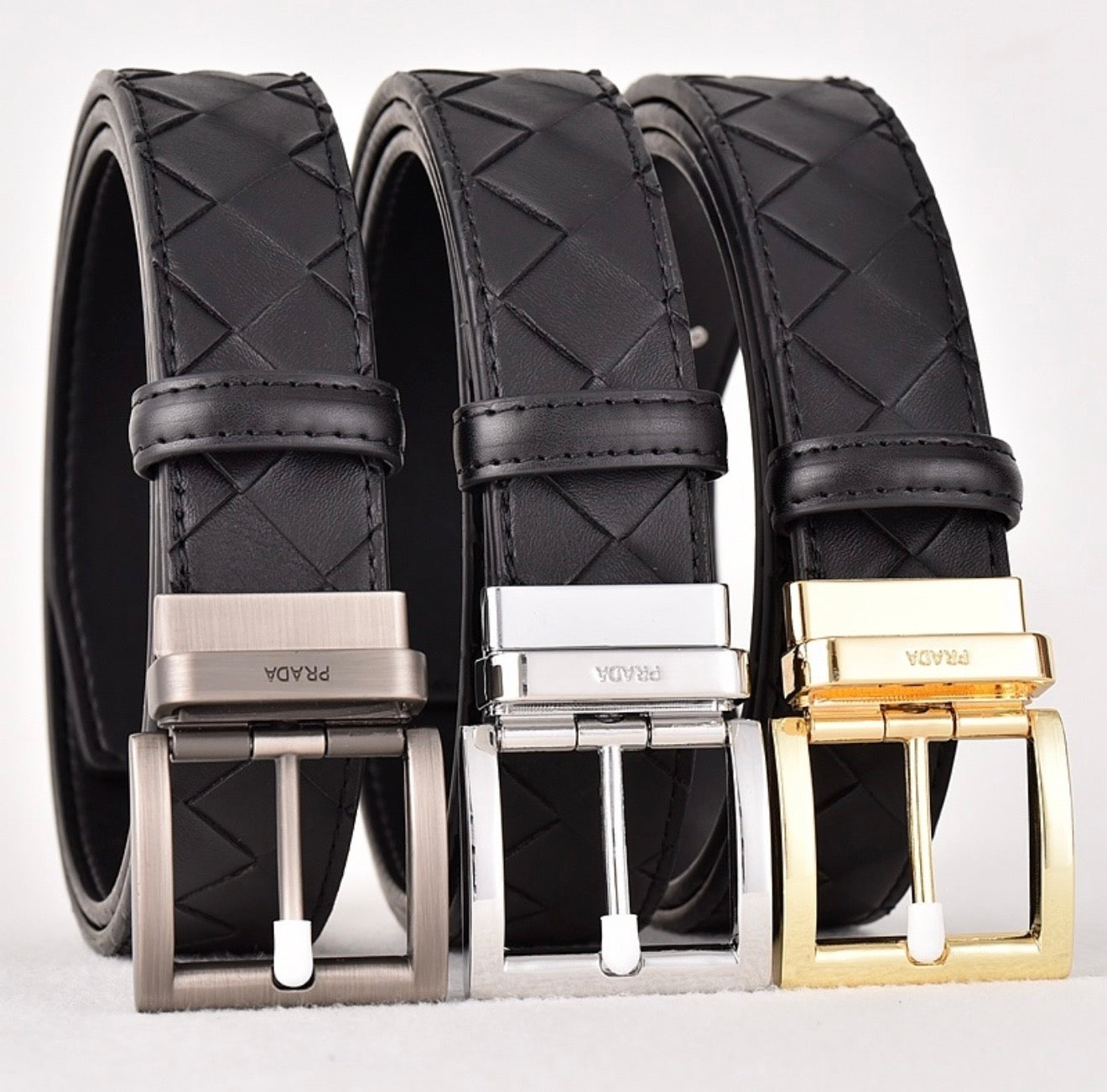 Quilted Diamond Belt