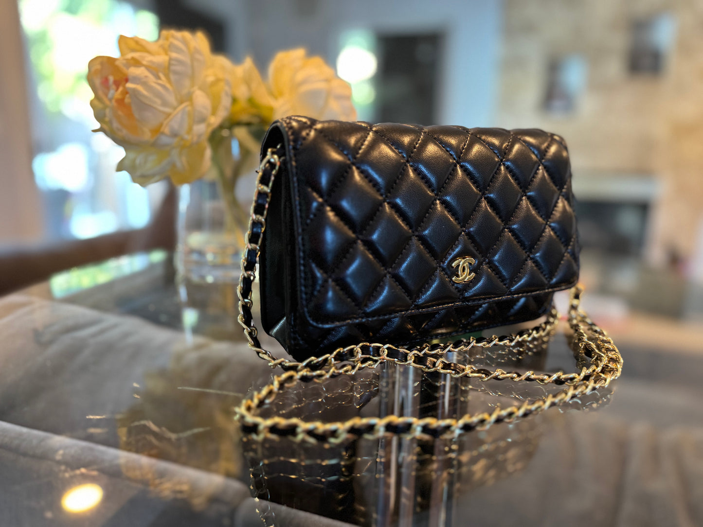 Small Quilted Flap Crossbody