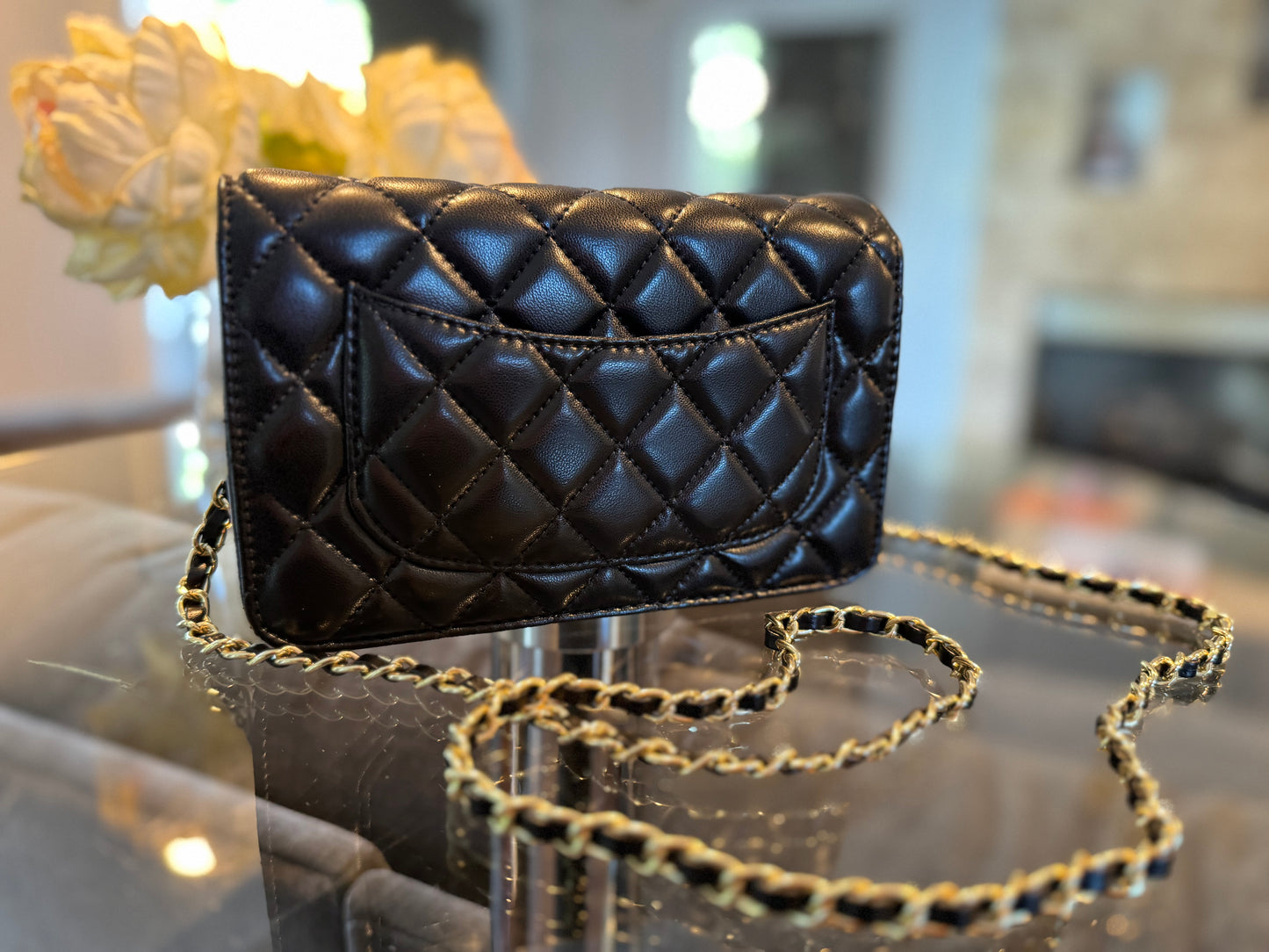 Small Quilted Flap Crossbody