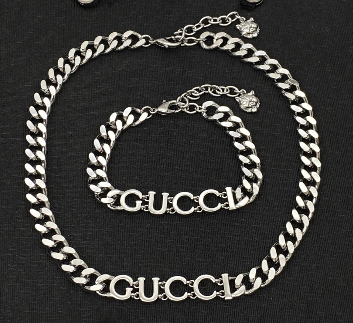 Matching Necklace and Bracelet (Sold Separately)