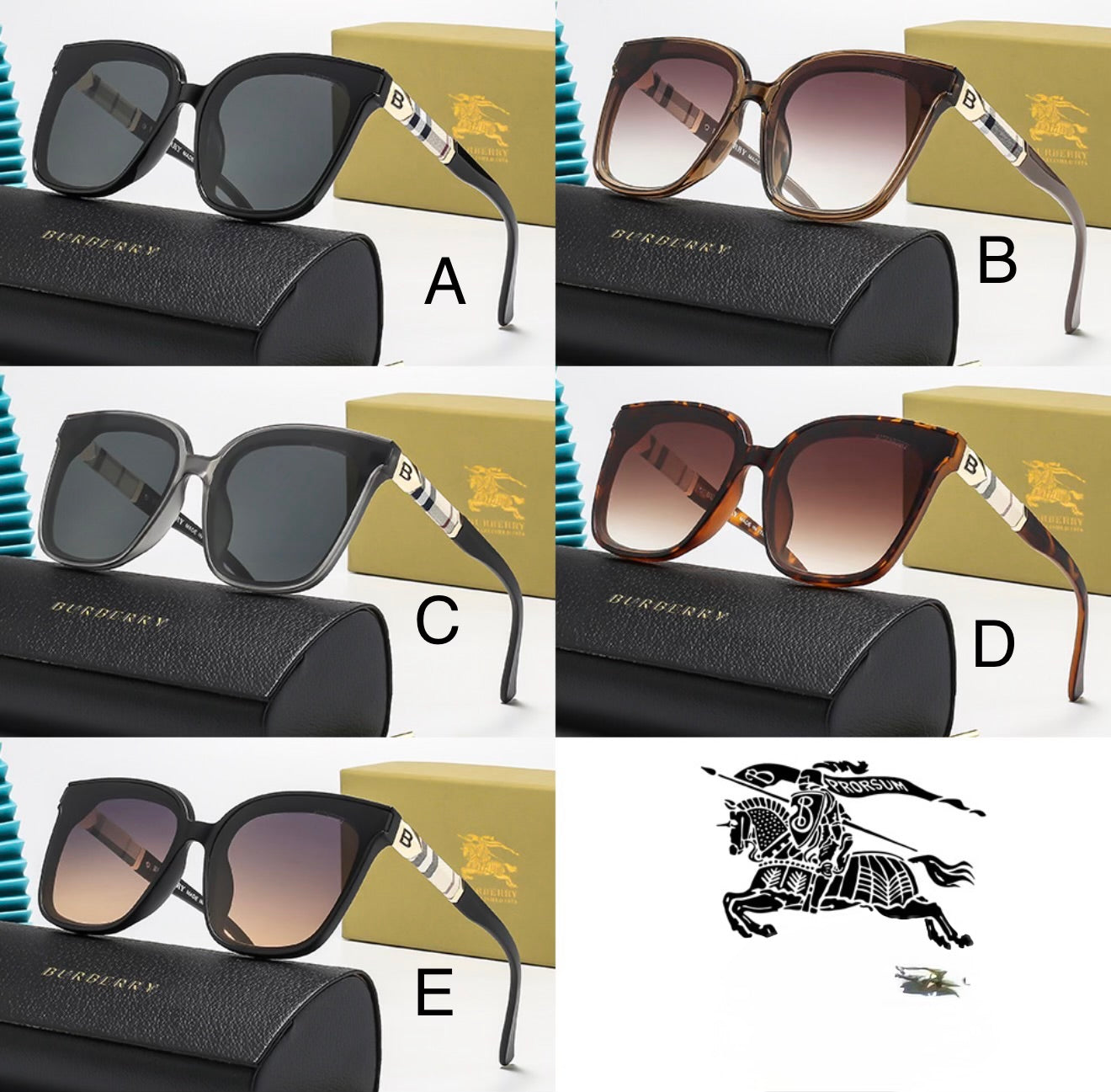 Winged Check Sungasses