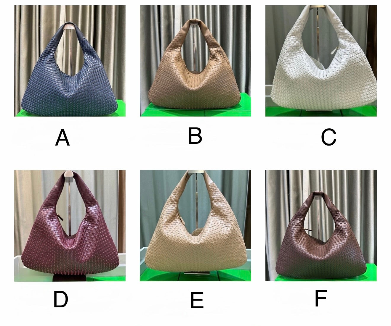 Large Slouchy Woven Shoulder Bag