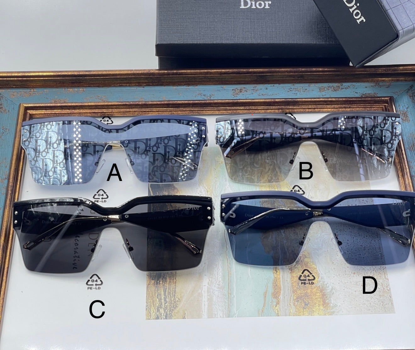 Oversized Mask Shield Sunglasses