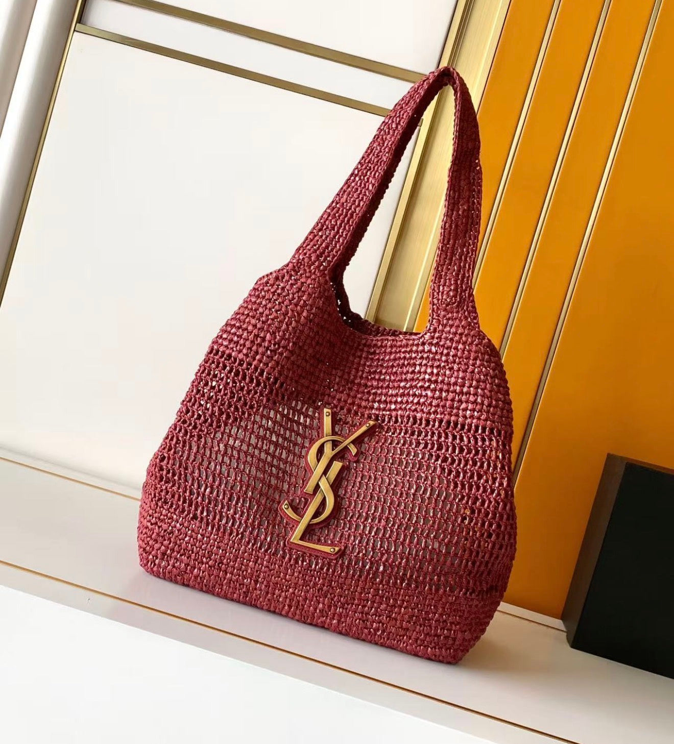 Raffia Maxi Tote