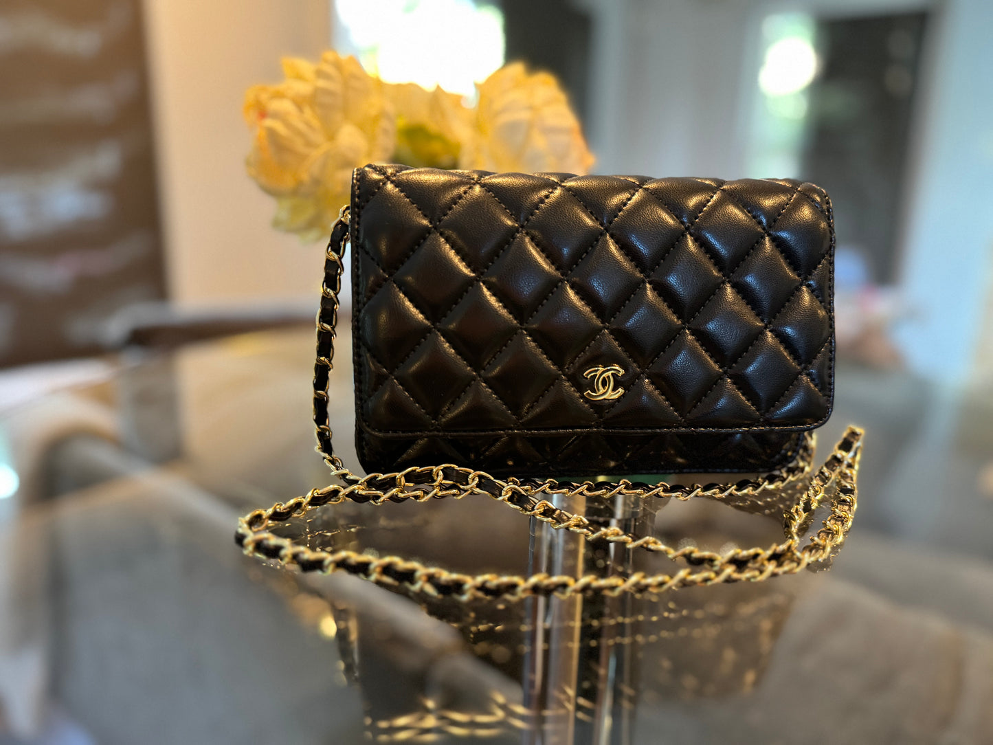 Small Quilted Flap Crossbody