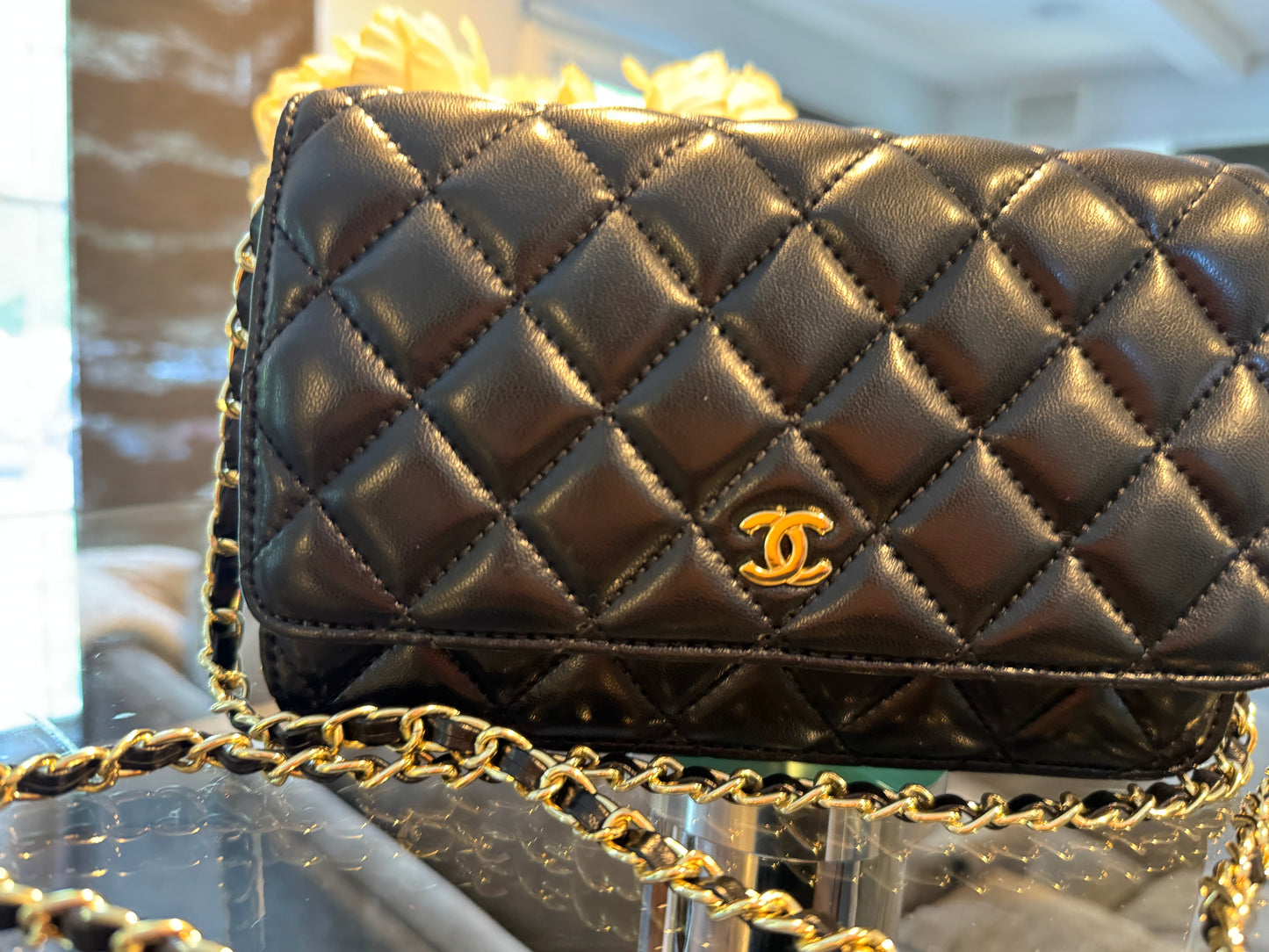 Small Quilted Flap Crossbody