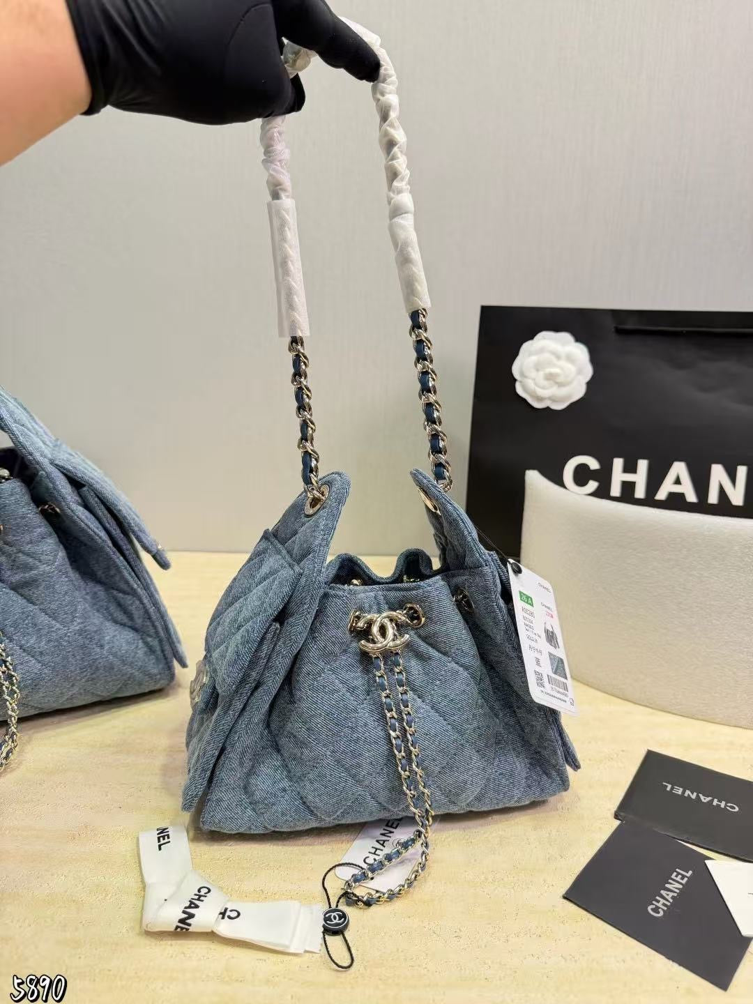 Slouchy Hobo Denim Bag