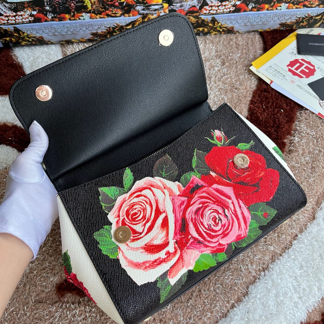 Vibrant Top-Handle Bag